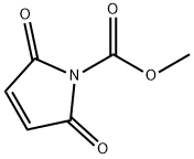 2,5-ジヒドロ-2,5-ジオキソ-1H-ピロール-1-カルボン酸メチル 化学構造式