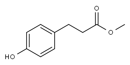 Methyl 3-(4-hydroxyphenyl)propionate Structure
