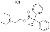 alpha-Hydroxy-alpha-phenylben-zolessigsäure-2-(diethylamino)-ethylester-hydrochlorid