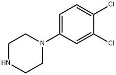 1-(3,4-Dichlorophenyl)piperazine Struktur