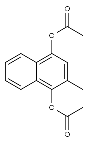 Menadiol diacetate Structure