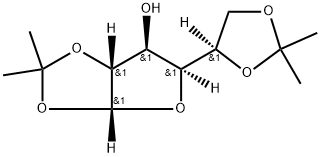 Diacetone-D-glucose Struktur