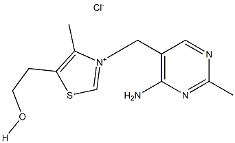 チアミン 化学構造式