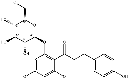 2'-(beta-D-Glucopyranosyloxy)-4,'6'-dihydroxy-3-(4-hydroxyphe-nyl)propiophenon