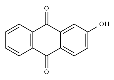 2-HYDROXYANTHRAQUINONE Structure
