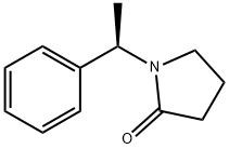 1-[(1R)-1-Phenylethyl]pyrrolidin-2-one Structure