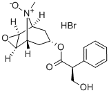 [7(S)-(1α,2β,4β,5α,7β)]-9-Methyl-3-oxa-9-azatricyclo[3.3.1.02,4]non-7-yl-(hydroxymethyl)phenylacetat-N-oxidhydrobromid