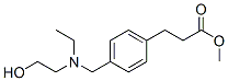 methyl 3-[4-[(ethyl-(2-hydroxyethyl)amino)methyl]phenyl]propanoate Structure