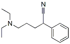 5-diethylamino-2-phenyl-pentanenitrile Structure