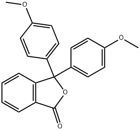4,4'-[1(3H)-Oxoisobenzofuran-3-ylidene]bisanisole Structure