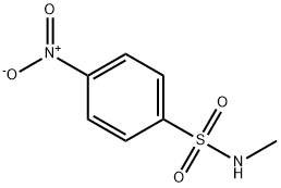 N1-METHYL-4-NITROBENZENE-1-SULFONAMIDE Structure
