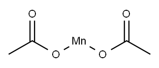 乙酸锰, 638-38-0, 结构式