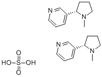 3-(1-Methyl-2-pyrrolidinyl)-pyridin-sulfat (2:1),(S)-