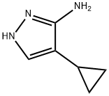 3-Amino-4-cyclopropyl-1H-pyrazole Structure