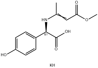 (R)-4-ヒドロキシ-α-[(3-メトキシ-1-メチル-3-オキソ-1-プロペニル)アミノ]ベンゼン酢酸カリウム