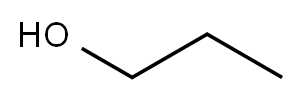 1-プロパノール 化学構造式