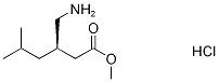 (S)-Pregabalin Methyl Ester Structure