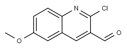 2-CHLORO-6-METHOXYQUINOLINE-3-CARBALDEHYDE Structure