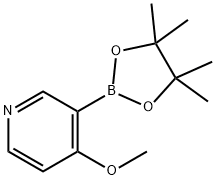 4-METHOXY-3-(4,4,5,5-TETRAMETHYL-[1,3,2]DIOXABOROLAN-2-YL)-PYRIDINE Structure