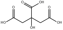 Citric acid Struktur