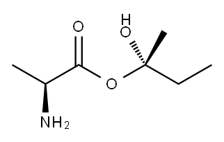 L-Alanine, (1S)-1-hydroxy-1-methylpropyl ester (9CI) Structure