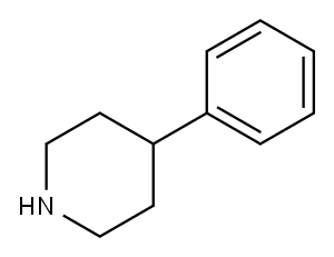 4-Phenylpiperidine Structure
