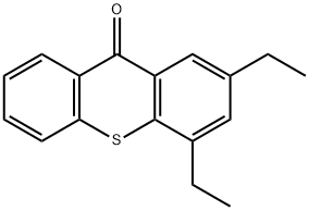 2,4-Diethyl-9H-thioxanthen-9-one Structure