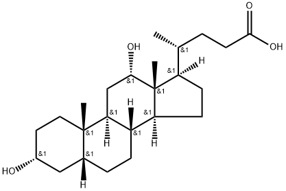 去氧胆酸, 83-44-3, 结构式