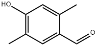4-ヒドロキシ-2,5-ジメチルベンズアルデヒド 化学構造式