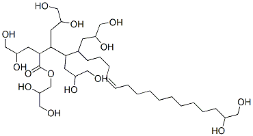 1,2,3-Propanetriol, homopolymer, (9Z)-9-octadecenoate Structure
