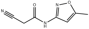 Acetamide, 2-cyano-N-(5-methyl-3-isoxazolyl)- (9CI) Structure