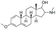 16-Methylamino-3-methoxy-1,3,5-estratrien-17-ol Structure