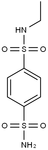 N-ethylbenzene-1,4-disulfonamide Structure