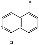 1-CHLORO-5-HYDROXYISOQUINOLINE Structure