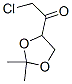 Ethanone, 2-chloro-1-(2,2-dimethyl-1,3-dioxolan-4-yl)- (9CI) Structure