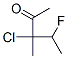 2-Pentanone,  3-chloro-4-fluoro-3-methyl- Structure