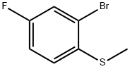 (2-Bromo-4-fluorophenyl)(methyl)sulfane Structure