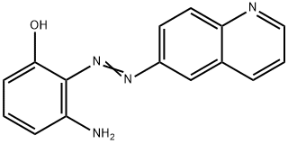 3-Amino-2-(6-quinolylazo)phenol Structure