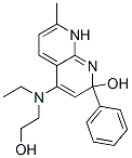 2-[2-hydroxyethyl-(7-methyl-2-phenyl-1,8-naphthyridin-4-yl)amino]ethan ol Structure