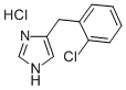 4-(2-CHLORO-BENZYL)-1H-IMIDAZOLE HCL Structure