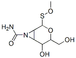 3-Oxa-7-azabicyclo[4.1.0]heptane-7-carboxamide,  5-hydroxy-4-(hydroxymethyl)-2-methoxythio-  (7CI) Structure