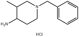 1-BENZYL-3-METHYL-PIPERIDIN-4-YLAMINE DIHYDROCHLORIDE Structure