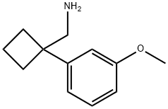 [1-(3-methoxyphenyl)cyclobutyl]methylamine Structure