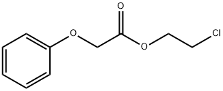 Phenoxyacetic acid 2-chloroethyl ester Structure