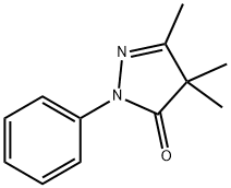 2,4-Dihydro-4,4,5-trimethyl-2-phenyl-3H-pyrazol-3-one Structure