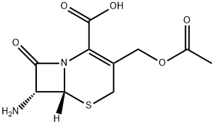 3-Acetoxymethylen-7-amino-8-oxo-5-thia-1-azabicyclo[4.2.0]oct-2-en-2-carbonsure