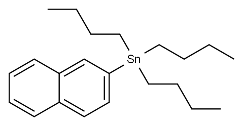 (2-Naphtyl)tributylstannane Structure
