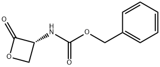 (R)-(2-氧代-3-氧杂环丁基)氨基甲酸苄酯, 98632-91-8, 结构式