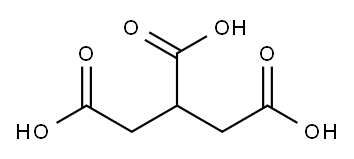 TRICARBALLYLIC ACID Structure
