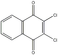 2,3-Dichloro-1,4-naphthalenedione Structure